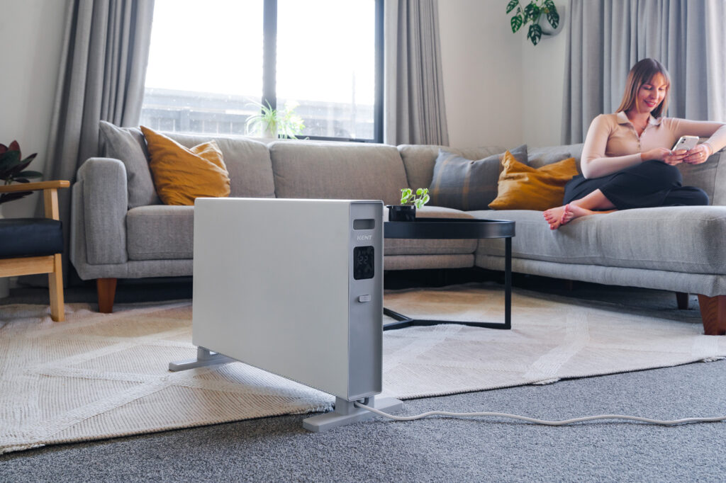 Kent Smart convective wifi heater in a lounge