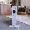 Kent Smart convective wifi heater close up in a lounge