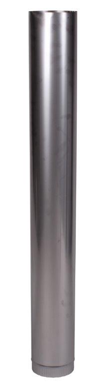 Kent single length flue stainless steel measuring 150mm x 1.2m