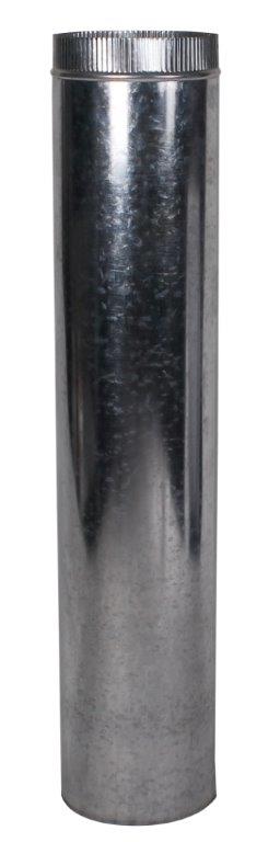 Kent galvanized flue liner measuring 250mm x 1.2