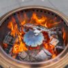 KWF292 5902 kent dunstan smokeless fire pit lit insitu