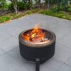 KWF292 5902 kent dunstan smokeless fire pit lit insitu 2
