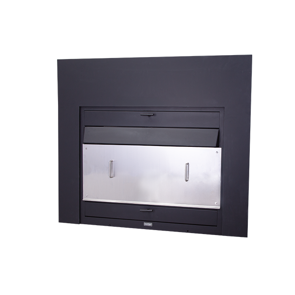 kent tekapo inbuilt outdoor wood fire closed KWF292 5904