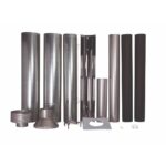 Kent Freestanding Flue Kit Wth Reflector